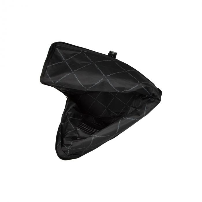 Rucsac unisex din piele naturala, The Chesterfield Brand, Savona, Negru [5]