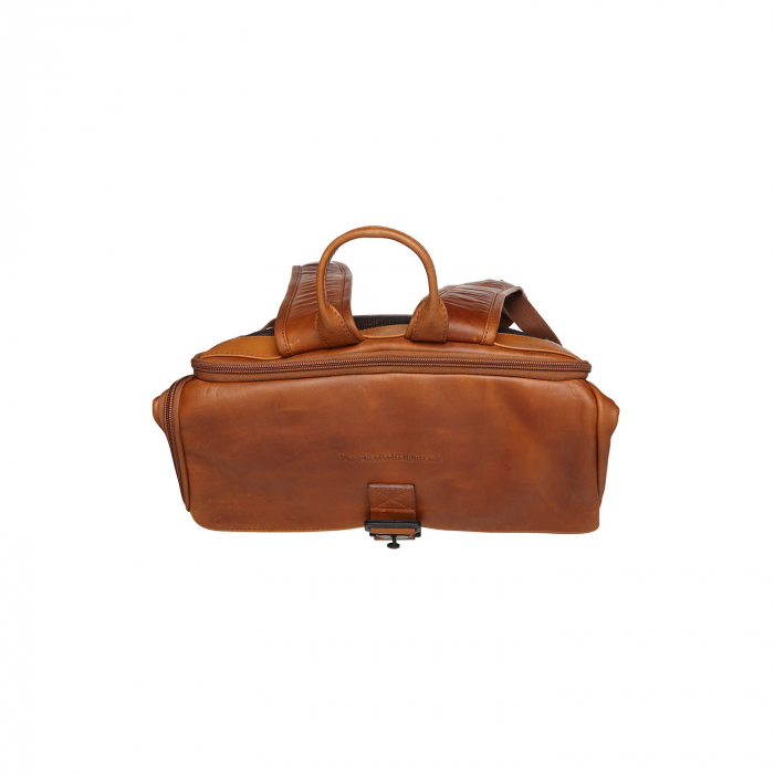 Rucsac unisex din piele naturala, The Chesterfield Brand, Savona, Maro coniac [6]