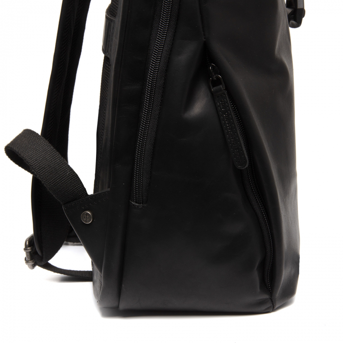 Rucsac unisex din piele naturala, The Chesterfield Brand, Savona, Negru [7]