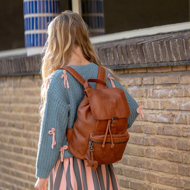 Rucsac de dama din piele naturala The Chesterfield Brand, Westwick - Maro coniac [3]