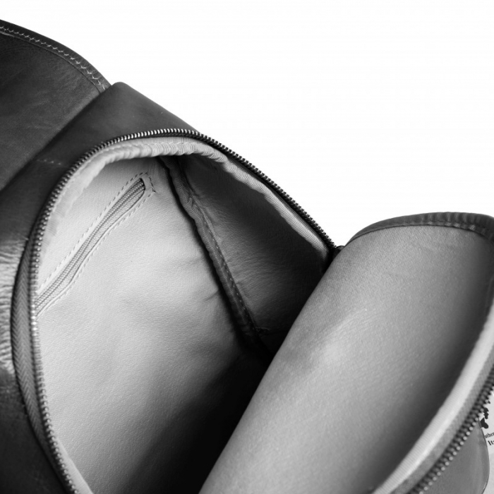 Rucsac  de dama din piele neagra model R101 [3]