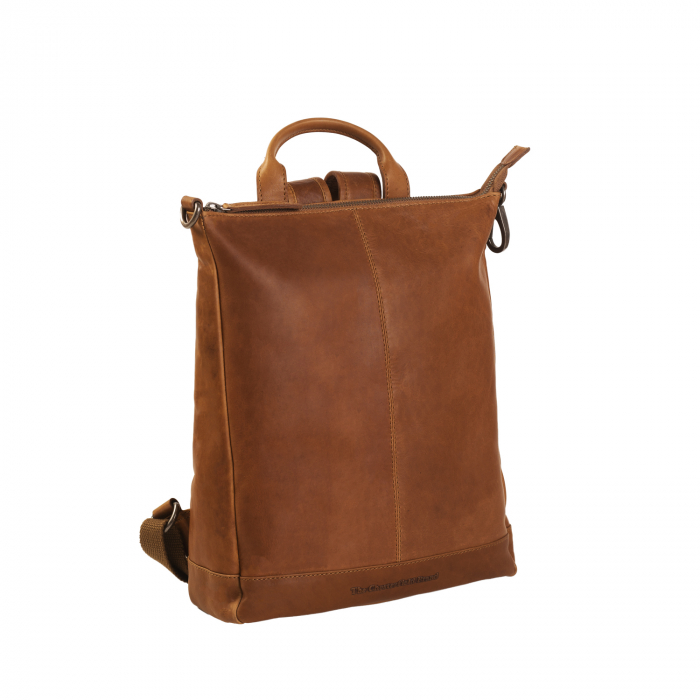 Rucsac de dama The Chesterfield Brand din piele moale, Saar, Maro coniac [3]