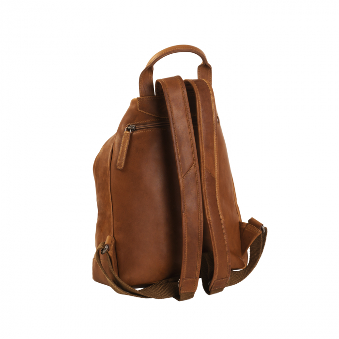 Rucsac de dama The Chesterfield Brand din piele moale, Saar, Maro coniac [7]
