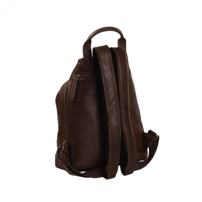 Rucsac de dama The Chesterfield Brand din piele moale, Saar, Maro inchis [6]