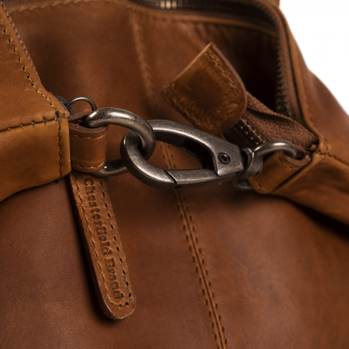 Rucsac de dama The Chesterfield Brand din piele moale, Saar, Maro coniac [6]