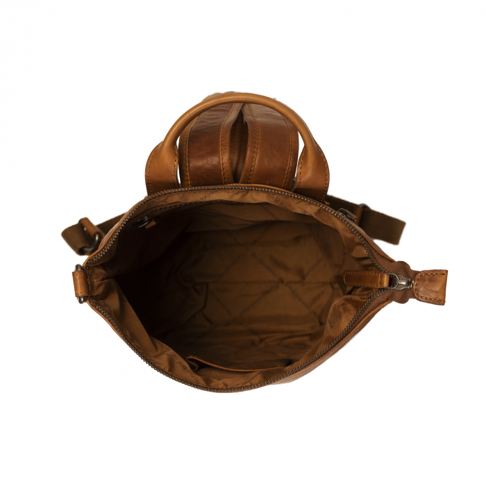 Rucsac de dama The Chesterfield Brand din piele moale, Saar, Maro coniac [4]