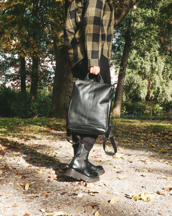 Rucsac de dama The Chesterfield Brand din piele moale, Saar, Negru [3]