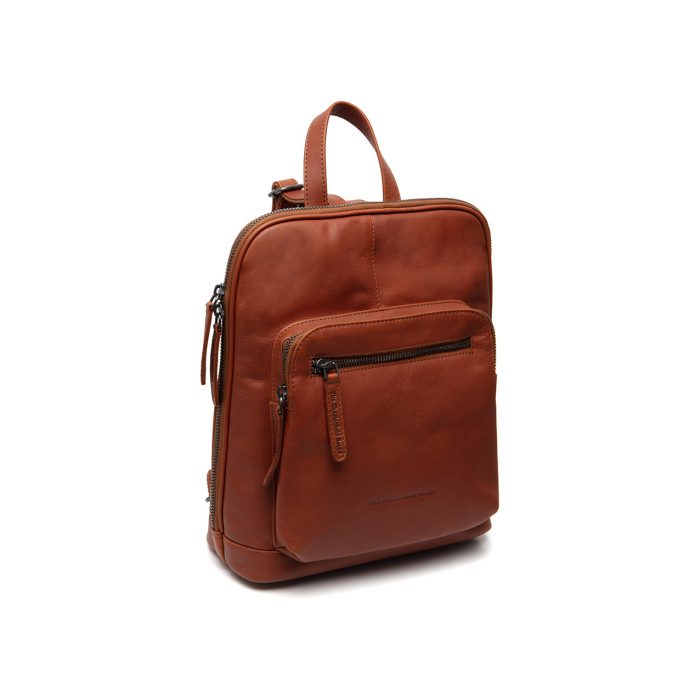 Rucsac de dama, The Chesterfield Brand din piele naturala, Floran, Maro coniac [1]