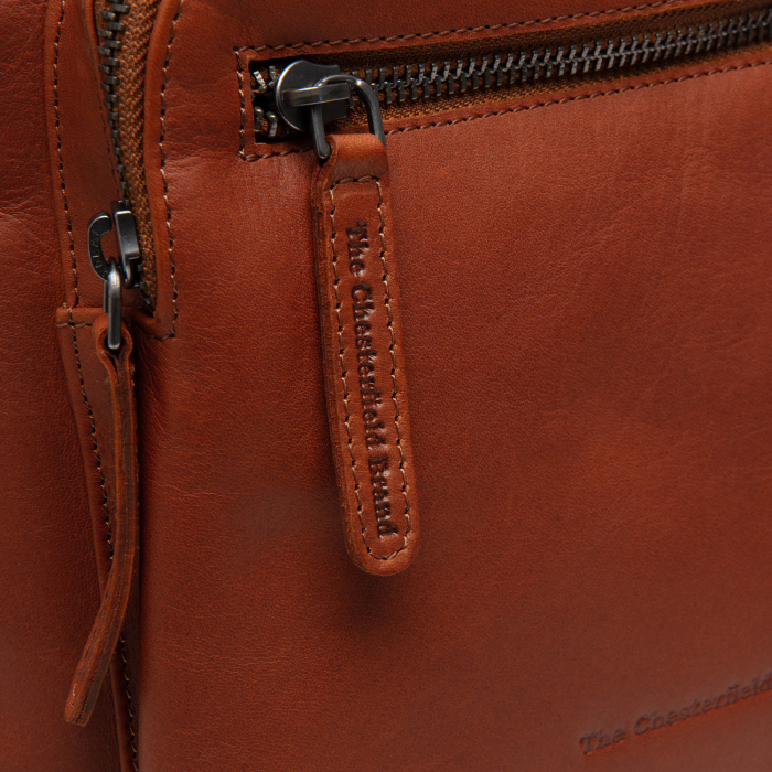 Rucsac de dama, The Chesterfield Brand din piele naturala, Floran, Maro coniac [7]
