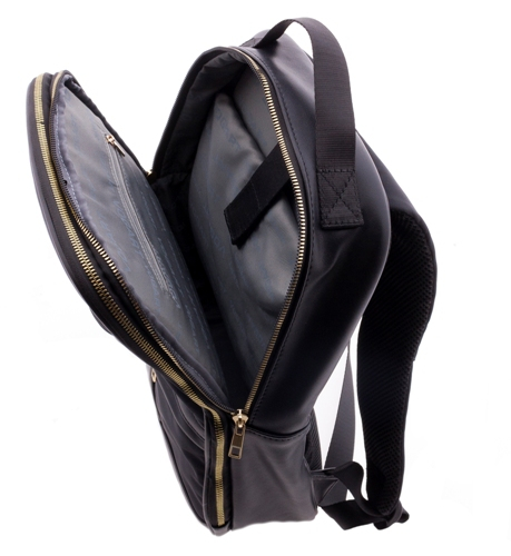 Rucsac de laptop 13 inch, Vogart, din material textil, Negru [4]