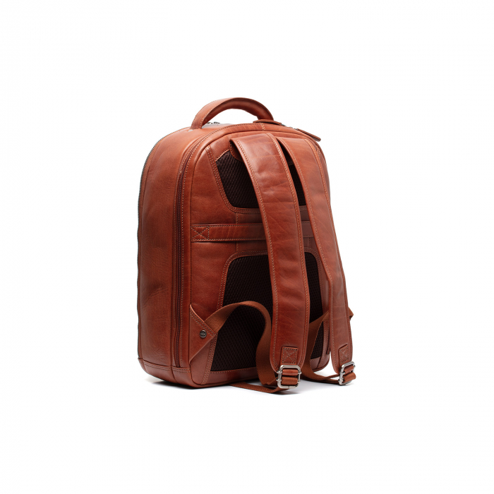 Rucsac de laptop 15 inch piele naturala, The Chesterfield brand, Maggiore, Maro coniac [8]