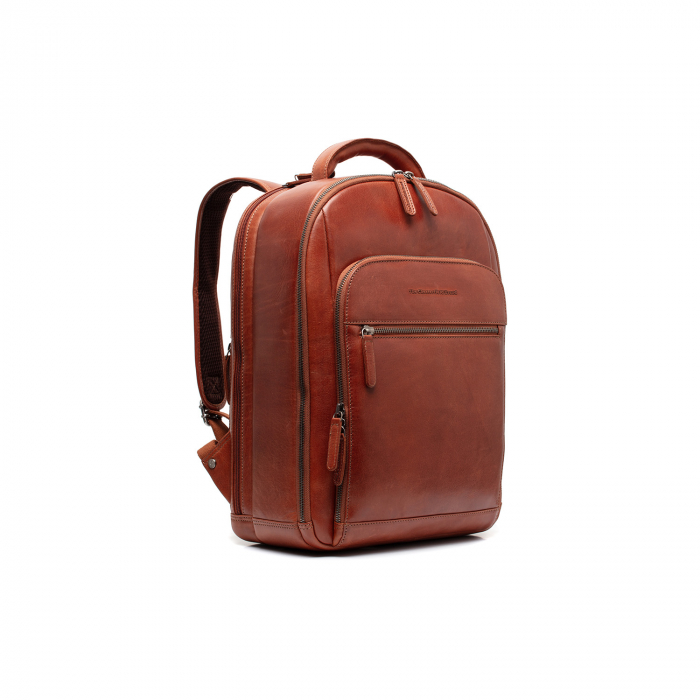 Rucsac de laptop 15 inch piele naturala, The Chesterfield brand, Maggiore, Maro coniac [3]