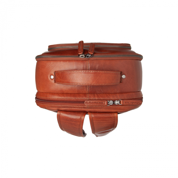 Rucsac de laptop 15 inch piele naturala, The Chesterfield brand, Maggiore, Maro coniac [7]