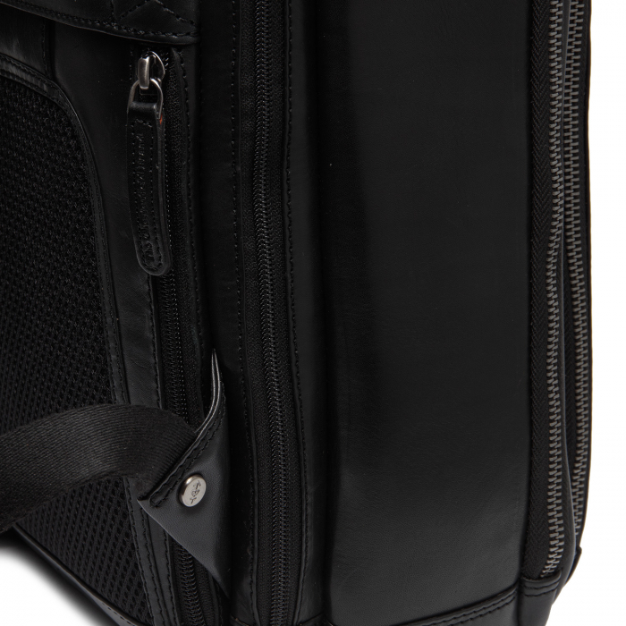 Rucsac de laptop 15 inch piele naturala, The Chesterfield brand, Maggiore, Negru [5]