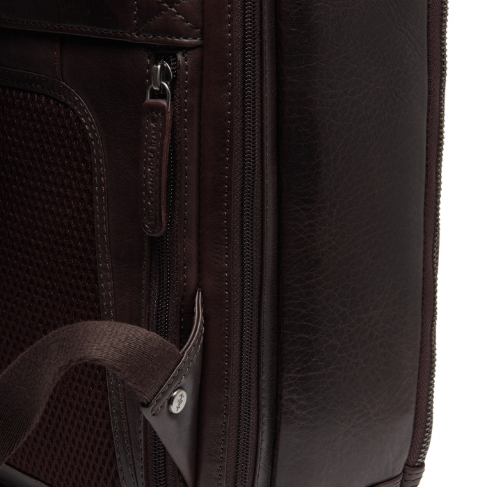Rucsac de laptop 15 inch piele naturala, The Chesterfield brand, Maggiore, Maro inchis [5]