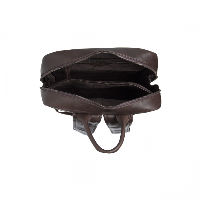 Rucsac de laptop 15 inch piele naturala, The Chesterfield brand, Nicola, Maro inchis [5]