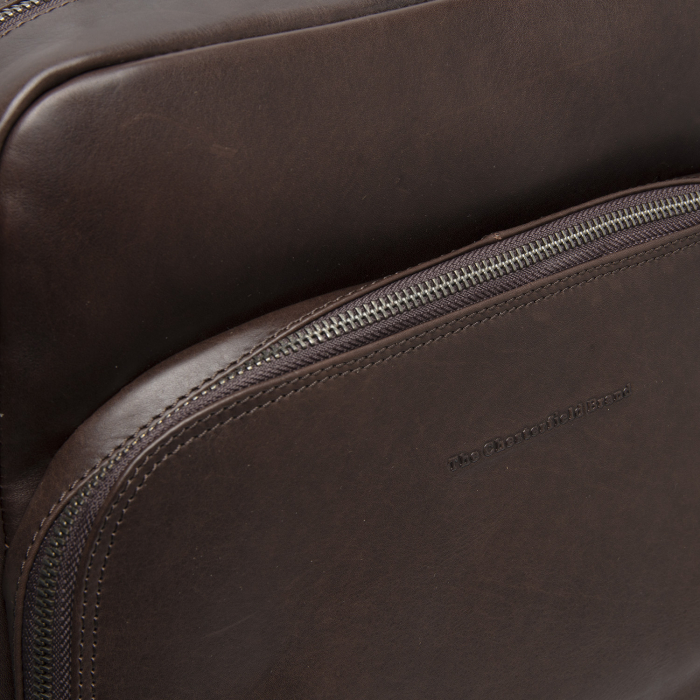 Rucsac de laptop 15 inch piele naturala, The Chesterfield brand, Nicola, Maro inchis [7]