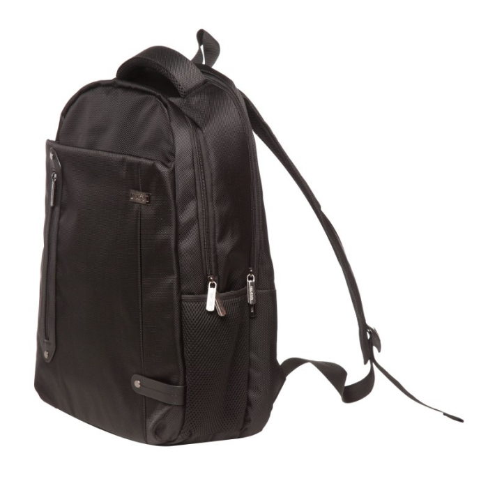 Rucsac de laptop din material textil, Lamonza, Lyon 15 inch, Negru [5]