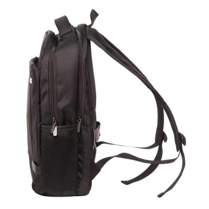 Rucsac de laptop din material textil, Lamonza, Lyon 15 inch, Negru [6]