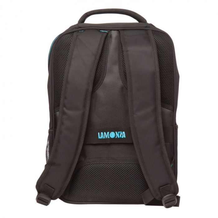 Rucsac de laptop din material textil, Lamonza, Toledo 15 inch, Negru/ Albastru [2]