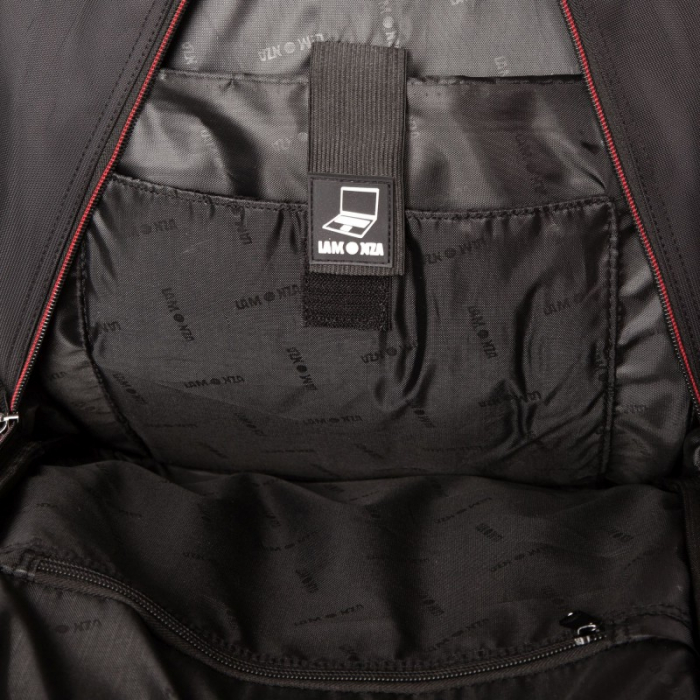 Rucsac de laptop din material textil, Lamonza, Toledo 15 inch, Negru/ Rosu [3]