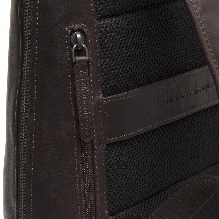 Rucsac de laptop din piele naturala, The Chesterfield Brand, Filmore, Maro inchis [5]