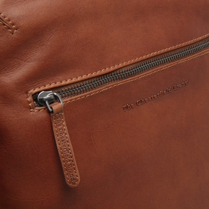 Rucsac de laptop din piele naturala, The Chesterfield Brand, Filmore, Maro coniac [2]