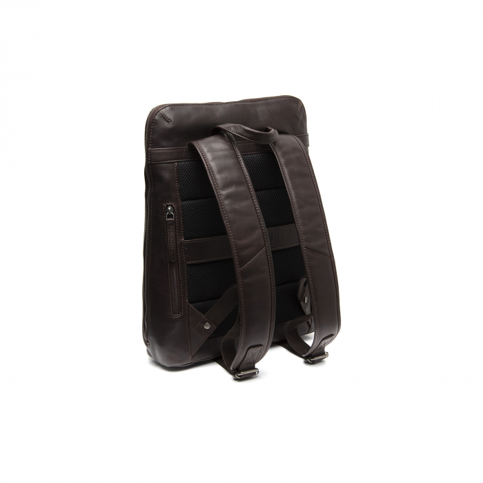 Rucsac de laptop din piele naturala, The Chesterfield Brand, Filmore, Maro inchis [6]