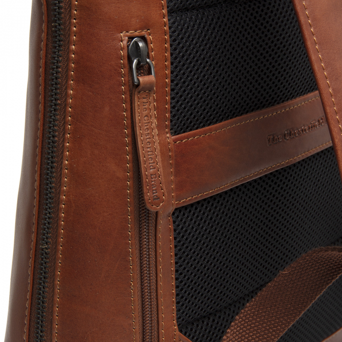 Rucsac de laptop din piele naturala, The Chesterfield Brand, Filmore, Maro coniac [5]