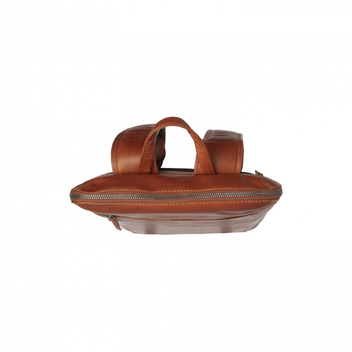 Rucsac de laptop din piele naturala, The Chesterfield Brand, Filmore, Maro coniac [3]