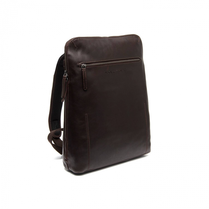 Rucsac de laptop din piele naturala, The Chesterfield Brand, Filmore, Maro inchis [1]
