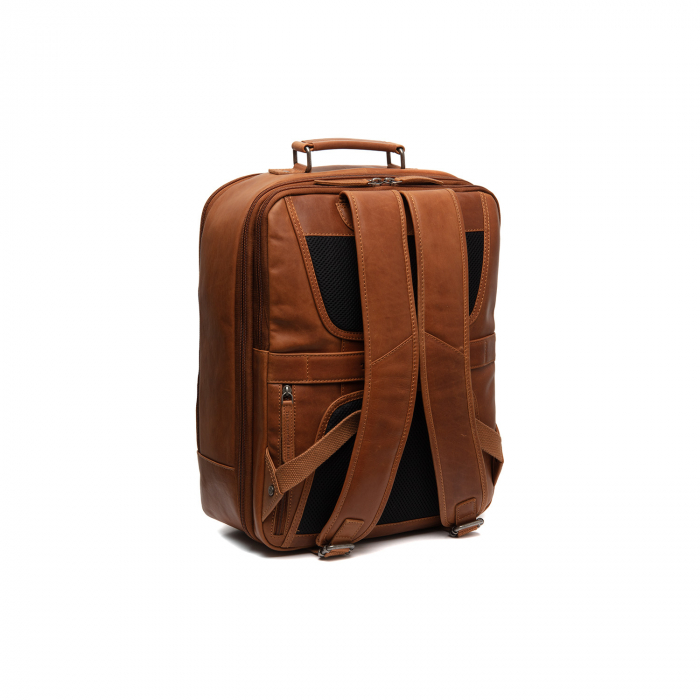 Rucsac de laptop din piele naturala, The Chesterfield brand, Jamaica, Maro coniac [9]