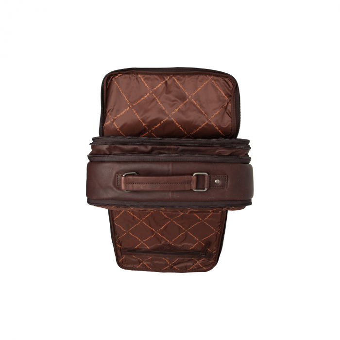 Rucsac de laptop din piele naturala, The Chesterfield brand, Jamaica, Maro inchis [4]