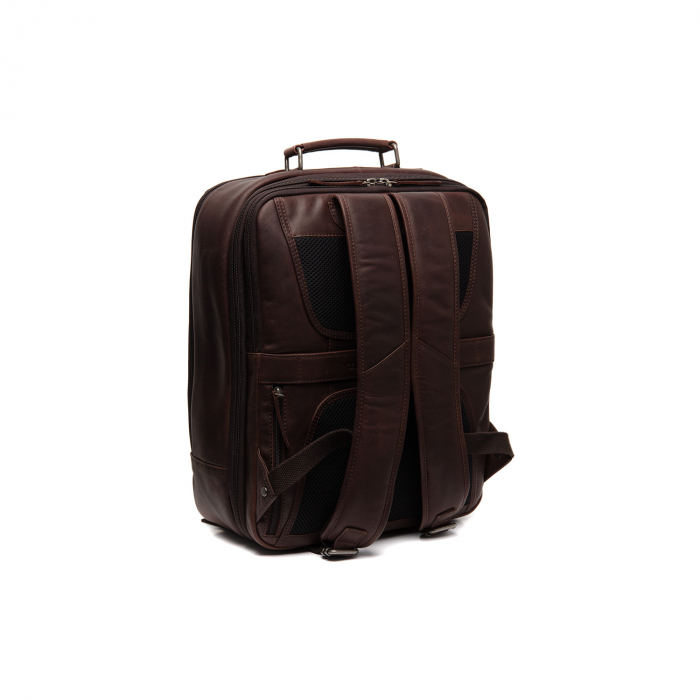 Rucsac de laptop din piele naturala, The Chesterfield brand, Jamaica, Maro inchis [9]