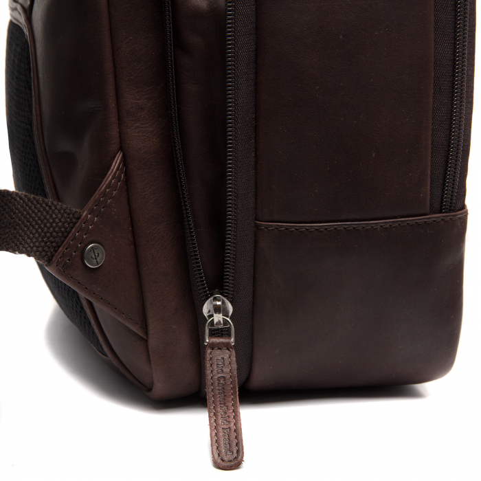 Rucsac de laptop din piele naturala, The Chesterfield brand, Jamaica, Maro inchis [7]