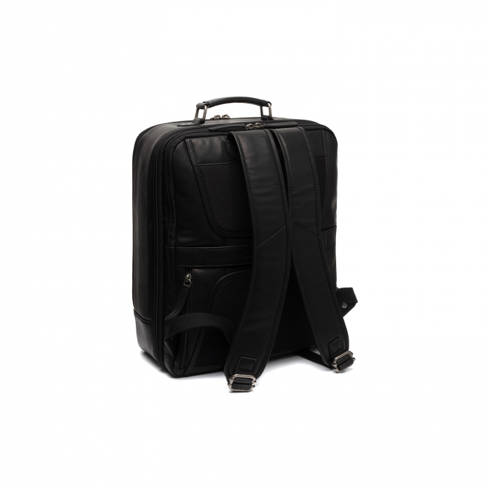 Rucsac de laptop din piele naturala, The Chesterfield brand, Jamaica, Negru [10]