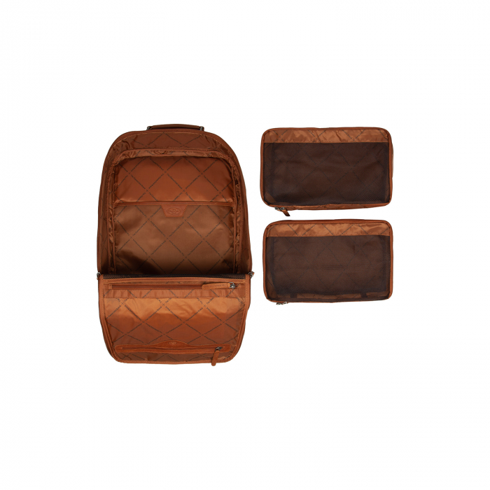 Rucsac de laptop din piele naturala, The Chesterfield brand, Jamaica, Maro coniac [7]