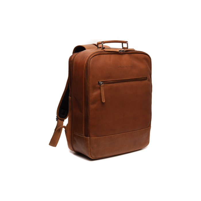 Rucsac de laptop din piele naturala, The Chesterfield brand, Jamaica, Maro coniac [2]