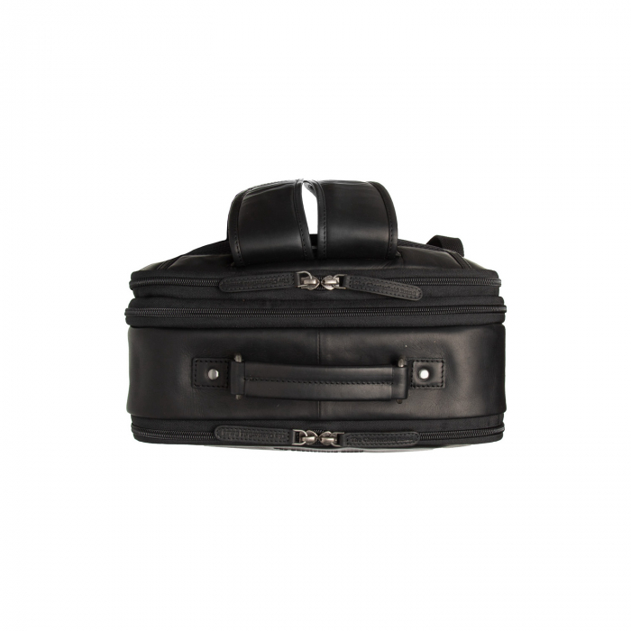 Rucsac de laptop din piele naturala, The Chesterfield brand, Jamaica, Negru [5]