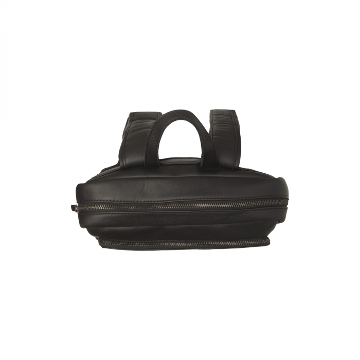 Rucsac de laptop din piele naturala, The Chesterfield Brand, Jasper, Negru [2]