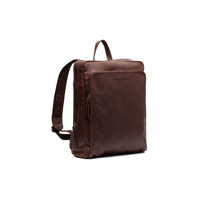 Rucsac de laptop din piele naturala, The Chesterfield Brand, Jasper, Maro inchis [1]