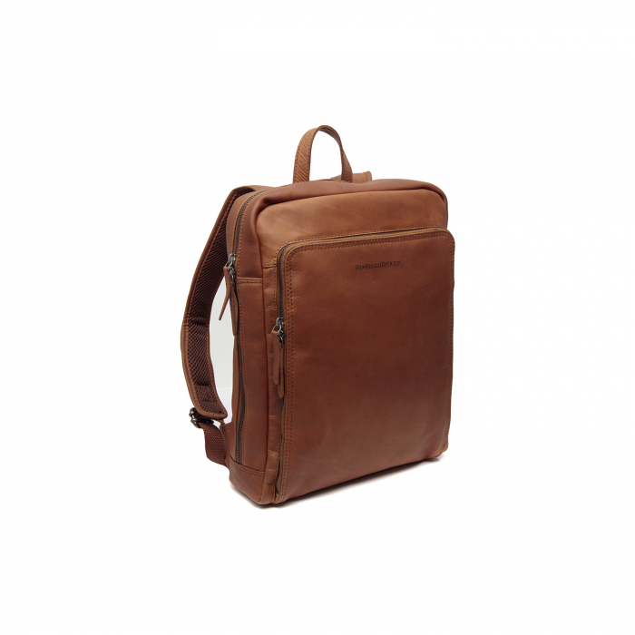 Rucsac de laptop din piele naturala, The Chesterfield Brand, Jasper, Maro coniac [2]