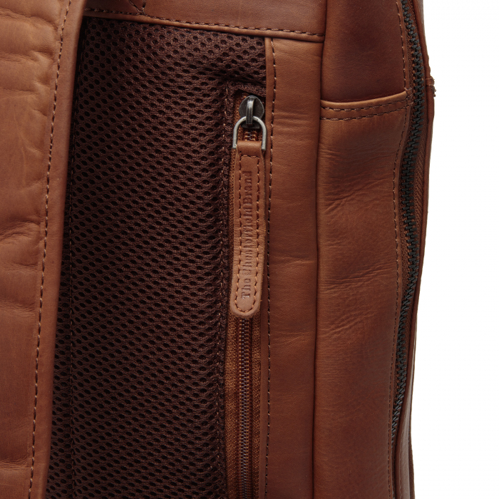 Rucsac de laptop din piele naturala, The Chesterfield Brand, Jasper, Maro coniac [6]
