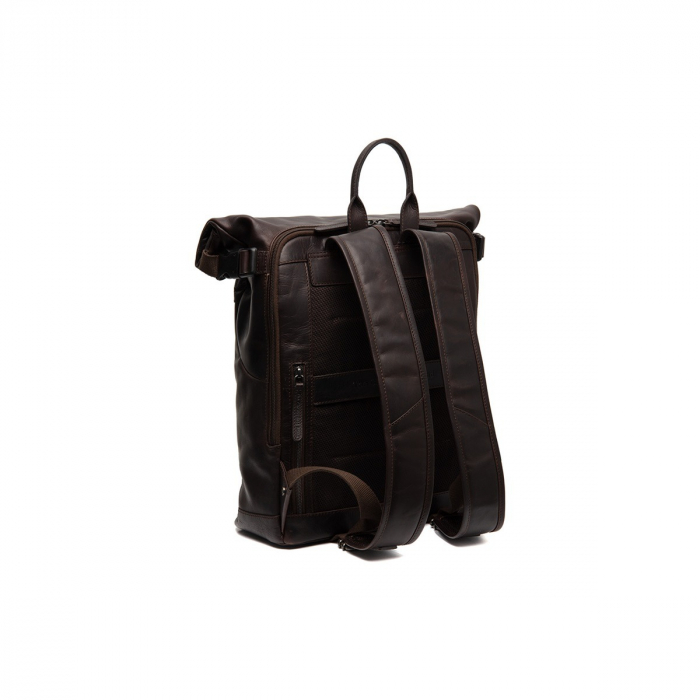 Rucsac din piele naturala, The Chesterfield Brand, Mazara unisex, Maro inchis [6]