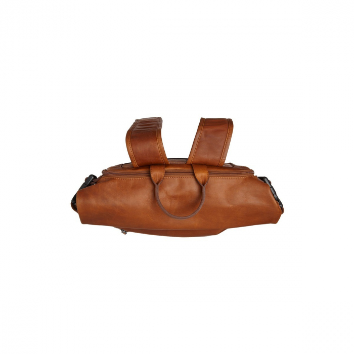 Rucsac din piele naturala, The Chesterfield Brand, Mazara unisex, Maro coniac [6]