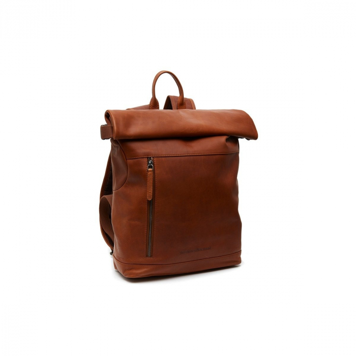 Rucsac din piele naturala, The Chesterfield Brand, Mazara unisex, Maro coniac [2]