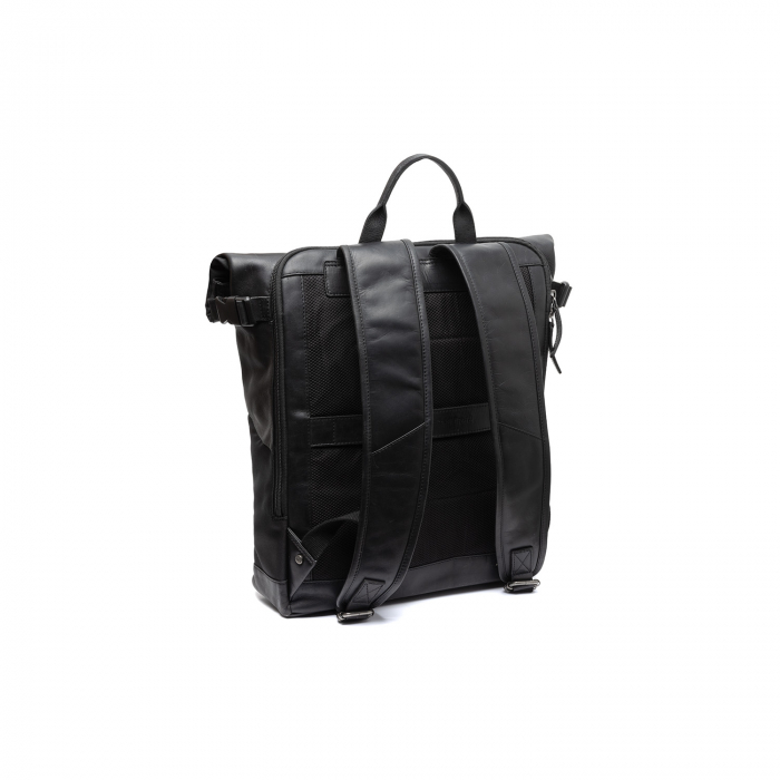 Rucsac din piele si nylon, The Chesterfield Brand, Bornholm, Negru [6]