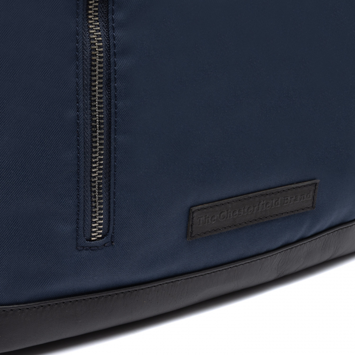 Rucsac din piele si nylon, The Chesterfield Brand, Bornholm, Bleumarin [2]