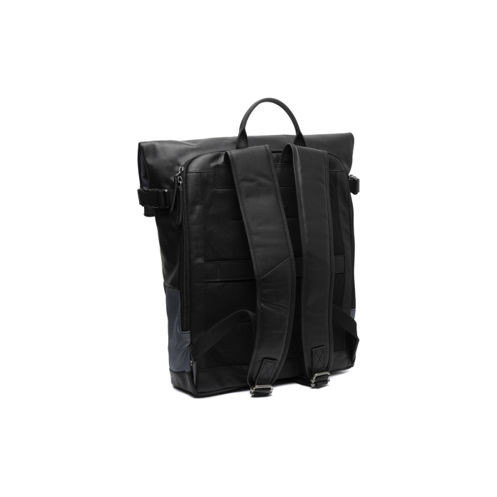 Rucsac din piele si nylon, The Chesterfield Brand, Bornholm, Gri [6]