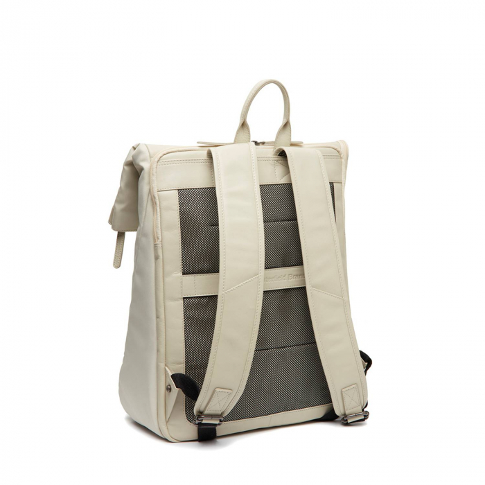 Rucsac din piele si nylon, The Chesterfield Brand, Trondheim, Bej [6]